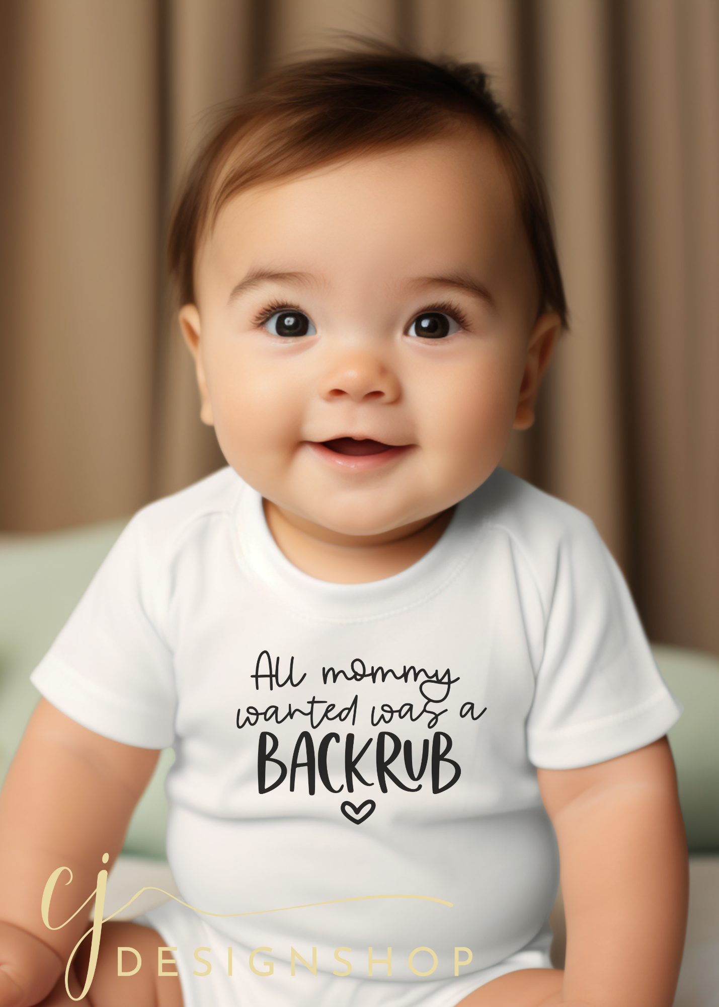 All mommy wanted was a Backrub Infant T-shirt