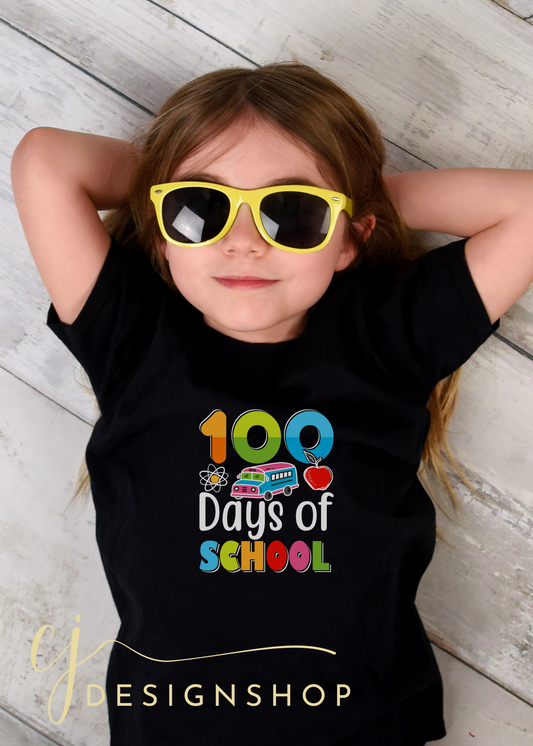 100 Days of School Youth T-shirt