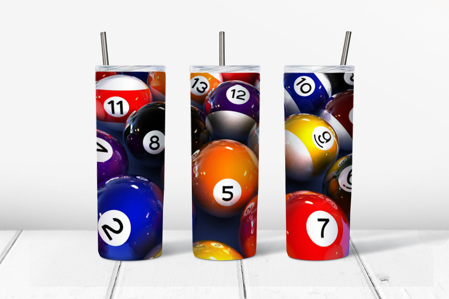 Pool balls Tumbler